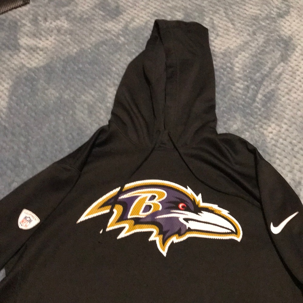 Black nike NFL Ravens hoodie